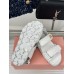 Miu Miu Women's Sandals in White Matelasse Nappa Leather Miu Miu Women's Sandals in White Matelasse Nappa Leather