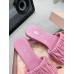 Miu Miu Women's Slides in Pink Matelasse Nappa Leather Miu Miu Women's Slides in Pink Matelasse Nappa Leather