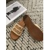 Miu Miu Women's Slides in Beige Raffia-effect Woven Fabric Miu Miu Women's Slides in Beige Raffia-effect Woven Fabric