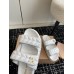 Miu Miu Women's Slide Sandals in White Matelasse Nappa Leather Miu Miu Women's Slide Sandals in White Matelasse Nappa Leather