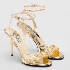 Prada Heel Sandals 85mm in Satin with Crystals Prada Heel Sandals 85mm in Satin with Crystals