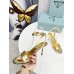 Prada Heel Sandals 85mm In Gold Metallic Leather Prada Heel Sandals 85mm In Gold Metallic Leather