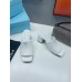 Prada Heeled Slide Sandals 65mm In White Nappa Leather Prada Heeled Slide Sandals 65mm In White Nappa Leather