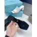 Prada Heeled Slide Sandals 65mm In White Nappa Leather Prada Heeled Slide Sandals 65mm In White Nappa Leather