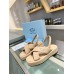 Prada Flatform Sandals In Beige Quilted Nappa Leather