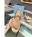 Prada Flatform Sandals In Beige Quilted Nappa Leather