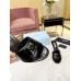 Prada Heeled Sandals 75mm in Black Brushed Leather Prada Heeled Sandals 75mm in Black Brushed Leather