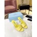 Prada Heeled Sandals 75mm in Yellow Brushed Leather Prada Heeled Sandals 75mm in Yellow Brushed Leather