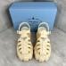 Prada Foam Sandals in Quartz Rubber Prada Foam Sandals in Quartz Rubber