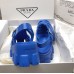Prada Foam Sandals in Blue Rubber Prada Foam Sandals in Blue Rubber