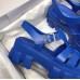 Prada Foam Sandals in Blue Rubber Prada Foam Sandals in Blue Rubber