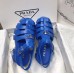 Prada Foam Sandals in Blue Rubber Prada Foam Sandals in Blue Rubber