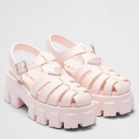 Prada Foam Sandals in Light Pink Rubber Prada Foam Sandals in Light Pink Rubber