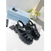 Prada Foam Sandals in Black Rubber Prada Foam Sandals in Black Rubber