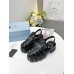 Prada Foam Sandals in Black Rubber Prada Foam Sandals in Black Rubber