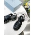 Prada Foam Sandals in Black Rubber Prada Foam Sandals in Black Rubber