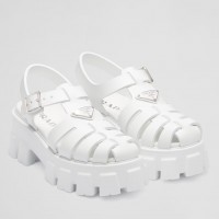 Prada Foam Sandals in White Rubber Prada Foam Sandals in White Rubber