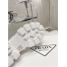 Prada Foam Sandals in White Rubber Prada Foam Sandals in White Rubber