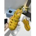 Prada Foam Sandals in Yellow Rubber Prada Foam Sandals in Yellow Rubber