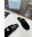 Prada Women's Slippers in Black Velvet