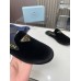 Prada Women's Slippers in Black Velvet