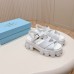 Prada Monolith Sandals in White Rubber Prada Monolith Sandals in White Rubber