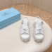Prada Monolith Sandals in White Rubber Prada Monolith Sandals in White Rubber