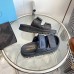 Prada Women's Sandals in Black Padded Nappa Leather Prada Women's Sandals in Black Padded Nappa Leather