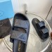 Prada Women's Sandals in Black Padded Nappa Leather Prada Women's Sandals in Black Padded Nappa Leather