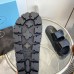 Prada Women's Sandals in Black Padded Nappa Leather Prada Women's Sandals in Black Padded Nappa Leather