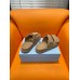 Prada Women's Sandals in Beige Padded Nappa Leather Prada Women's Sandals in Beige Padded Nappa Leather
