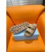 Prada Women's Sandals in Beige Padded Nappa Leather Prada Women's Sandals in Beige Padded Nappa Leather
