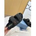 Prada Women's Crochet Sandals in Black Raffia Prada Women's Crochet Sandals in Black Raffia