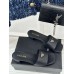 Prada Heeled Sandals 35mm in Black Saffiano Leather