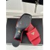 Prada Heeled Sandals 35mm in Red Saffiano Leather