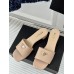 Prada Heeled Sandals 35mm in Beige Saffiano Leather Prada Heeled Sandals 35mm in Beige Saffiano Leather