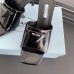 Prada Heeled Slide Sandals 65mm In Black Leather Prada Heeled Slide Sandals 65mm In Black Leather