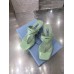 Prada Heeled Thong Sandals In Aqua Brushed Leather Prada Heeled Thong Sandals In Aqua Brushed Leather