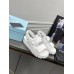 Prada Padded Sandals In White Nappa Leather