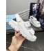 Prada Padded Sandals In White Nappa Leather