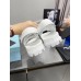 Prada Padded Sandals In White Nappa Leather