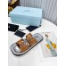Prada Double-strap Sandals In Brown Leather Prada Double-strap Sandals In Brown Leather