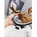 Prada Double-strap Sandals In Brown Leather Prada Double-strap Sandals In Brown Leather