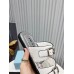 Prada Double-strap Sandals In White Leather Prada Double-strap Sandals In White Leather