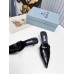 Prada Sabots Mules In Black Brushed Leather Prada Sabots Mules In Black Brushed Leather