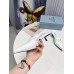 Prada Sabots Mules In White Brushed Leather Prada Sabots Mules In White Brushed Leather