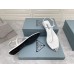 Prada Thong Sandals In White Brushed Leather Prada Thong Sandals In White Brushed Leather