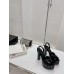 Saint Laurent Jodie Platform Sandals In Black Patent Leather Saint Laurent Jodie Platform Sandals In Black Patent Leather