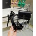 Saint Laurent Tribute Platform Sandals 135mm In Black Patent Leather Saint Laurent Tribute Platform Sandals 135mm In Black Patent Leather