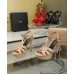 Saint Laurent Tribute Platform Sandals 105mm In Poudre Patent Leather Saint Laurent Tribute Platform Sandals 105mm In Poudre Patent Leather
